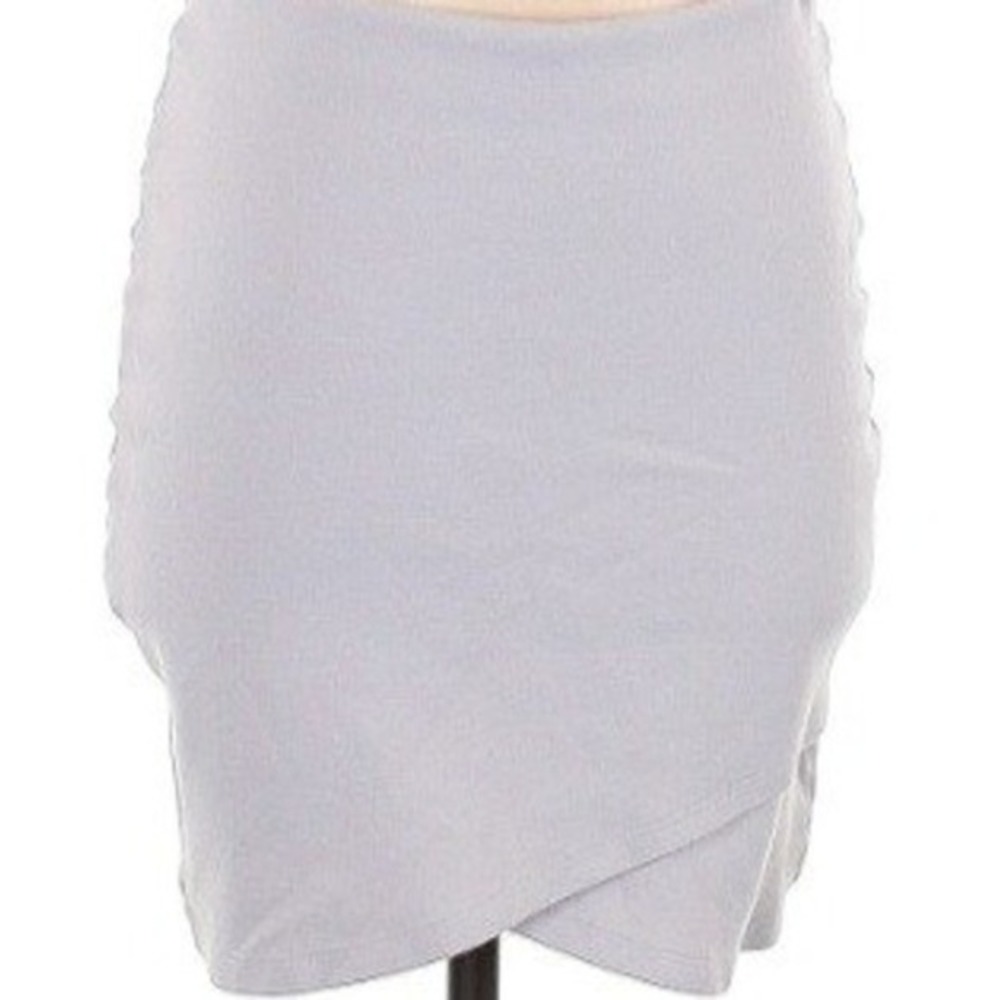 ARITZIA Sunday Best Lavender Viscose Knit Midi Skirt NWOT M Soft Feminine Chic - Picture 2 of 7